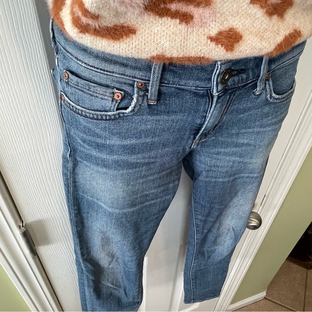 Classic Blue Ankle Denim Skinny Jeans